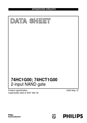74HCT1G00GV Datasheet PDF Philips Electronics