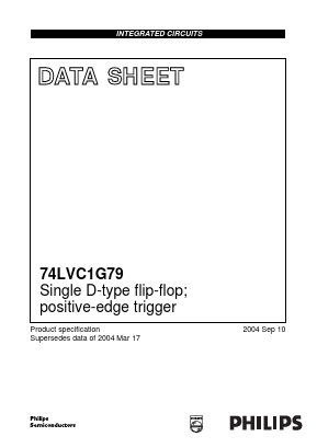 74LVC1G79 Datasheet PDF Philips Electronics
