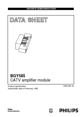 BGY585 Datasheet PDF Philips Electronics