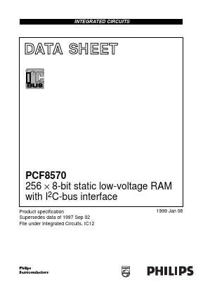 PCF8570T/F5 Datasheet PDF Philips Electronics