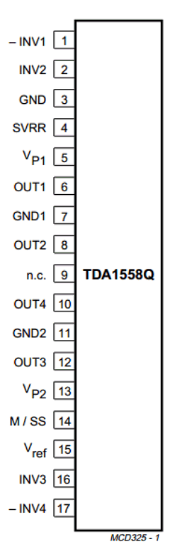 TDA1558Q/N1/S1 Datasheet PDF Philips Electronics