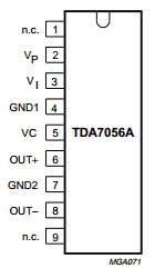 TDA7056A/N2 Datasheet PDF Philips Electronics