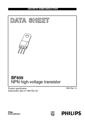 BF859 Datasheet PDF Philips Electronics