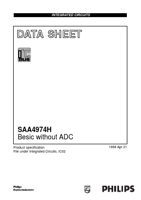 SAA4974 Datasheet PDF Philips Electronics