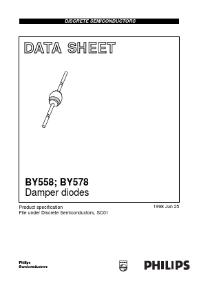BY558 Datasheet PDF Philips Electronics