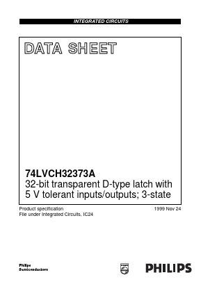 74LVCH32373A Datasheet PDF Philips Electronics
