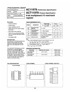 74ACT11979D Datasheet PDF Philips Electronics