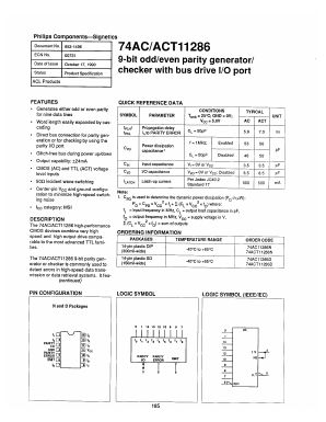 74ACT11286N Datasheet PDF Philips Electronics