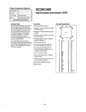 SC26C460A68 Datasheet PDF Philips Electronics