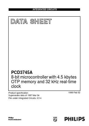 PCD3745AH Datasheet PDF Philips Electronics