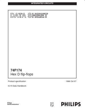 N74F174D Datasheet PDF Philips Electronics