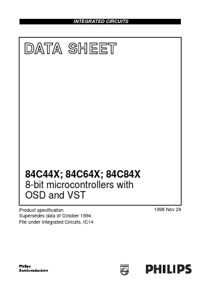 PCA84C643 Datasheet PDF Philips Electronics