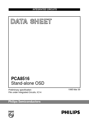 PCA8516P Datasheet PDF Philips Electronics