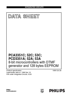 PCD3352CT Datasheet PDF Philips Electronics
