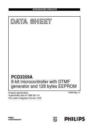 PCD3359AP Datasheet PDF Philips Electronics