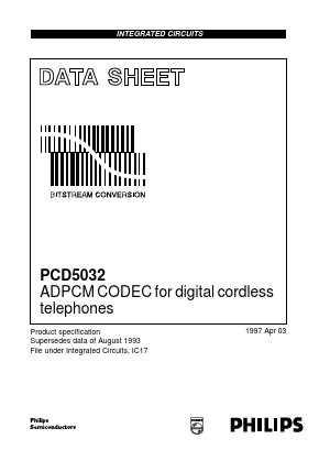 PCD5032H Datasheet PDF Philips Electronics