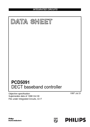 PCD5091HZ/D94/5 Datasheet PDF Philips Electronics