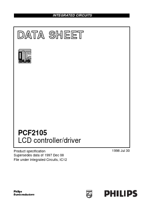 PCF2105MU Datasheet PDF Philips Electronics