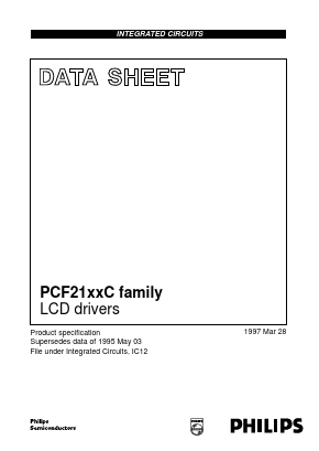 PCF2100CT Datasheet PDF Philips Electronics