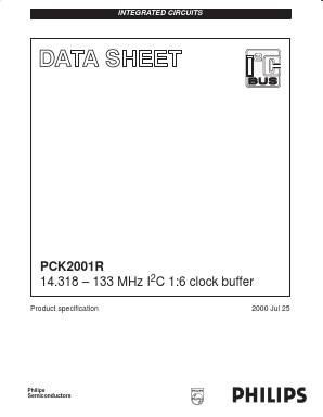 PCK2001RDB Datasheet PDF Philips Electronics