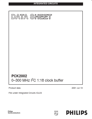 PCK2002DL Datasheet PDF Philips Electronics