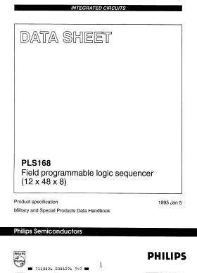 PLS168 Datasheet PDF Philips Electronics