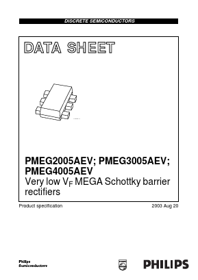 PMEG2005AEV Datasheet PDF Philips Electronics