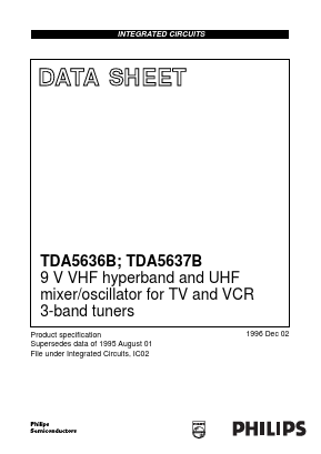 TDA5636B Datasheet PDF Philips Electronics