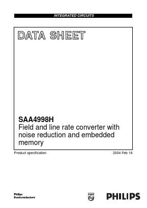 SAA4998H Datasheet PDF Philips Electronics