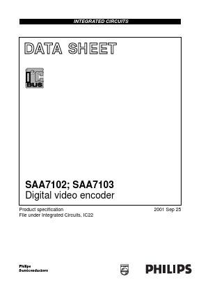 SAA7102 Datasheet PDF Philips Electronics