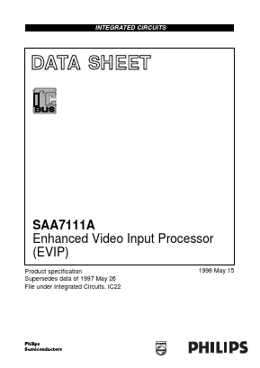 SAA7111AH Datasheet PDF Philips Electronics