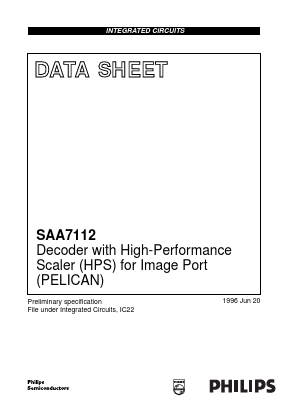 SAA7112 Datasheet PDF Philips Electronics