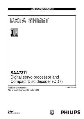SAA7371 Datasheet PDF Philips Electronics