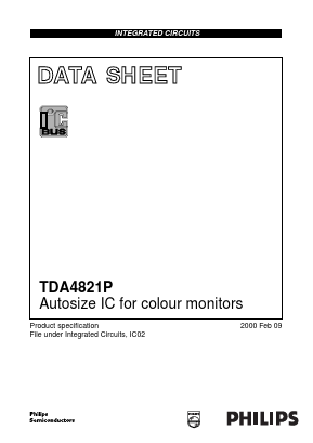 TDA4821P Datasheet PDF Philips Electronics
