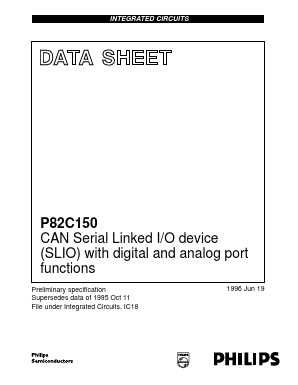 P82C150 Datasheet PDF Philips Electronics