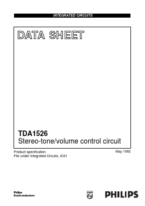 TDA1526 Datasheet PDF Philips Electronics