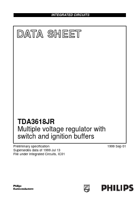 TDA3618JR Datasheet PDF Philips Electronics