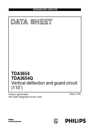 TDA3654Q Datasheet PDF Philips Electronics