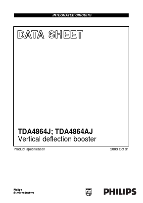 TDA4864J Datasheet PDF Philips Electronics