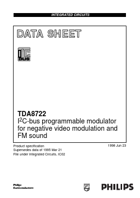 TDA8722M/C1 Datasheet PDF Philips Electronics