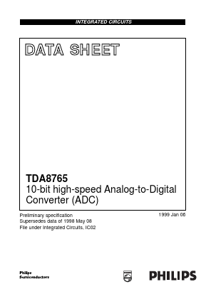 TDA8765H/5 Datasheet PDF Philips Electronics