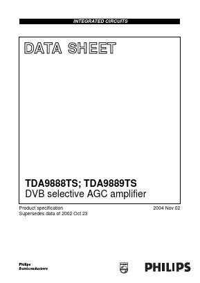 TDA9888TS Datasheet PDF Philips Electronics