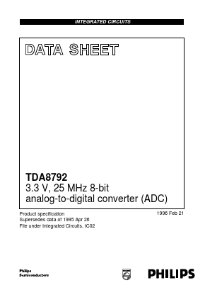 TDA8792M/C2 Datasheet PDF Philips Electronics