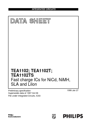 TEA1102/N3 Datasheet PDF Philips Electronics
