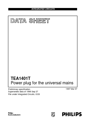 TEA1401T Datasheet PDF Philips Electronics