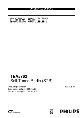 TEA5762 Datasheet PDF Philips Electronics