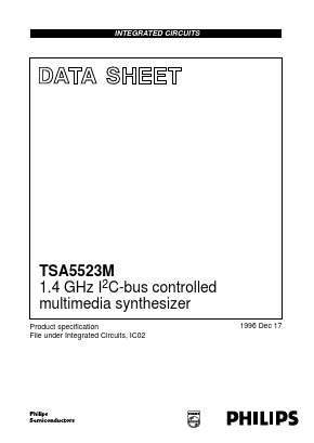 TSA5523M Datasheet PDF Philips Electronics