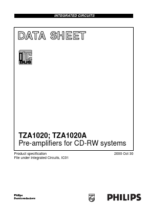 TZA1020 Datasheet PDF Philips Electronics