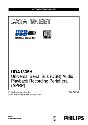 UDA1335H Datasheet PDF Philips Electronics