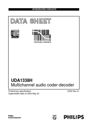 UDA1338H Datasheet PDF Philips Electronics
